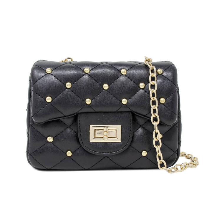 Quilted Stud Mini Bag