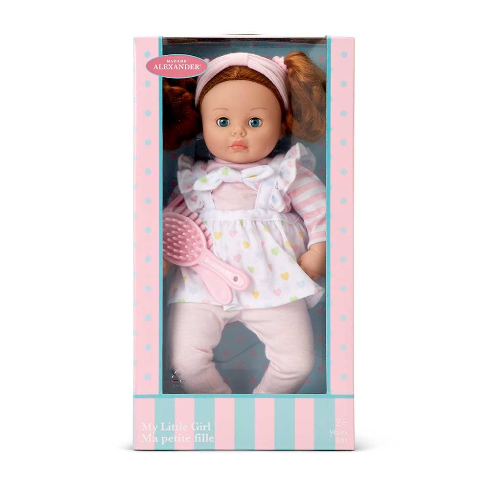 My Little Girl - Polka Dot Pinafore - Light Skin Tone