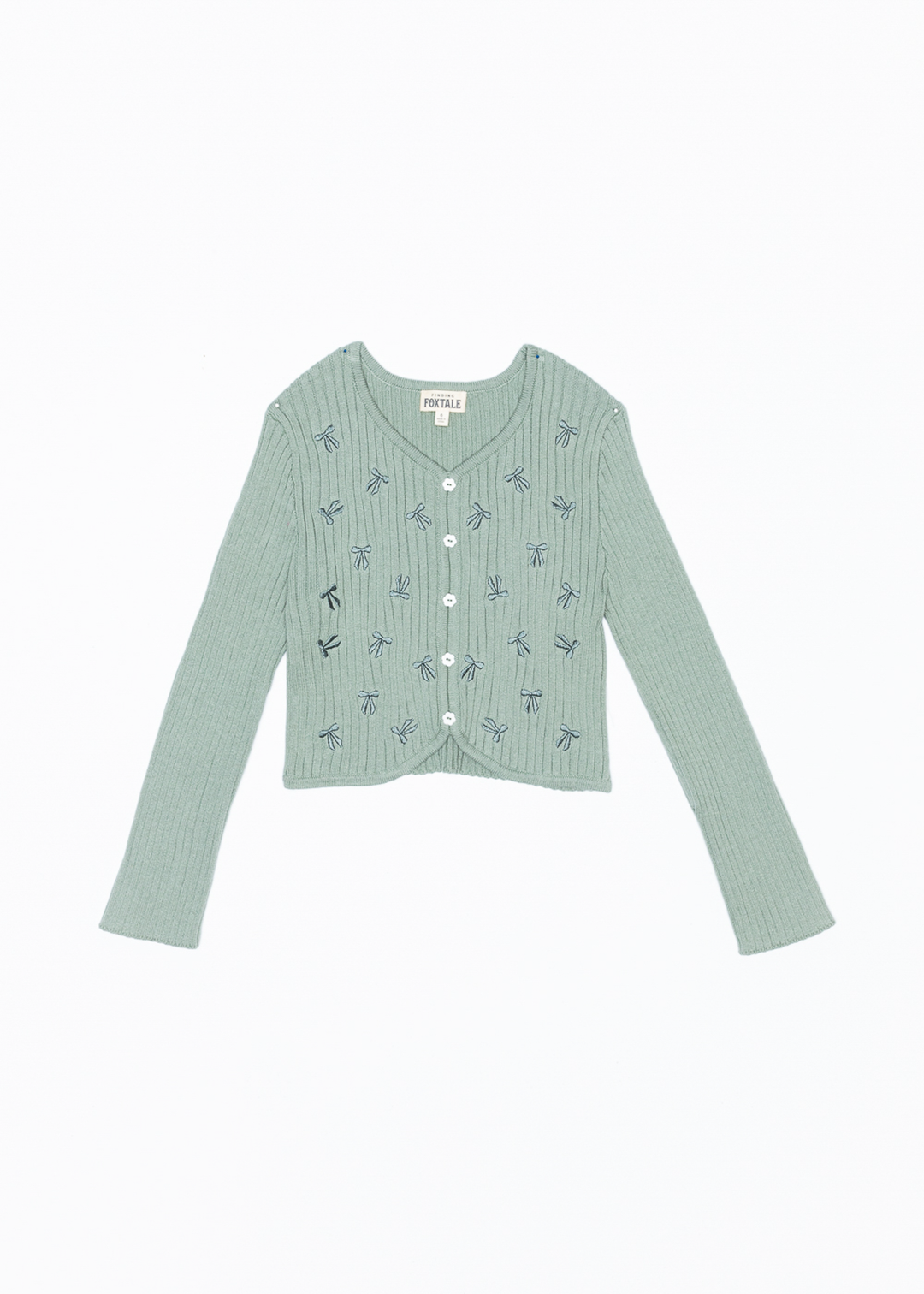 Baby Doll Sweater Top: Bow Print