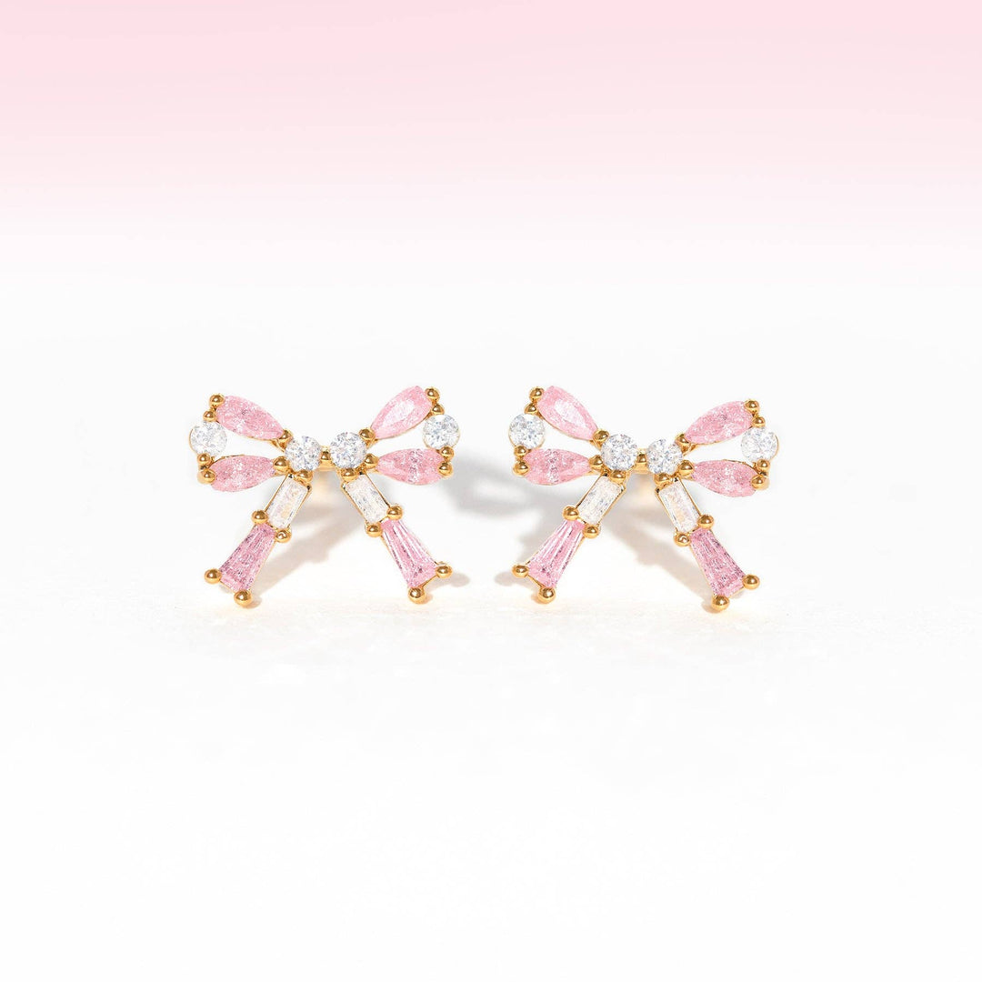 Chassé Bow Studs: Gold