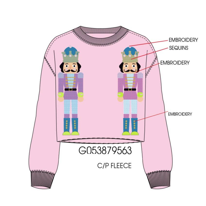 Sequin Nutcrackers Sweatshirt