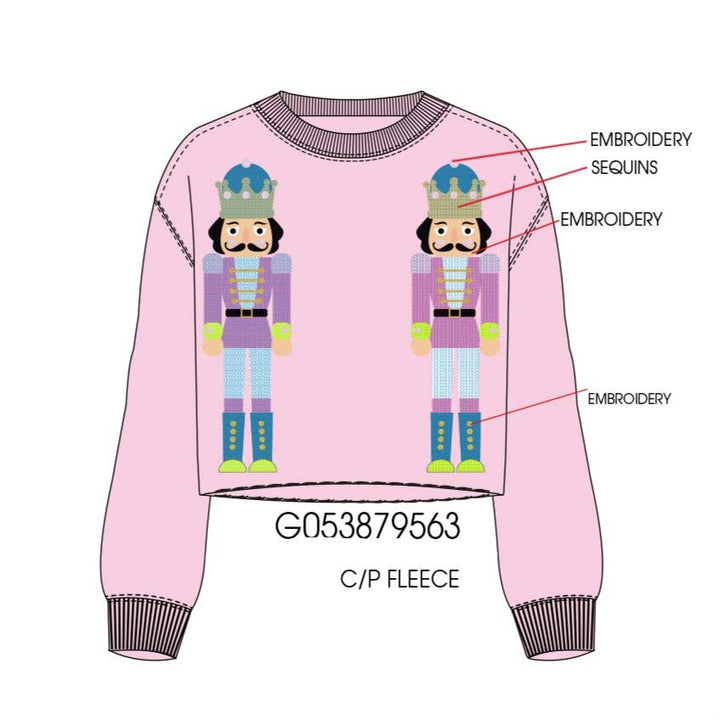 Sequin Nutcrackers Sweatshirt