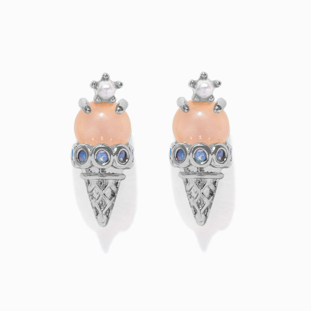 Ice Cream Shop Studs: Gold
