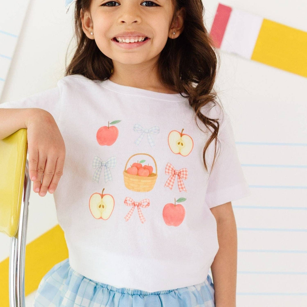 Apple Picking Cutie Short Sleeve T-Shirt - Kids Clothing
