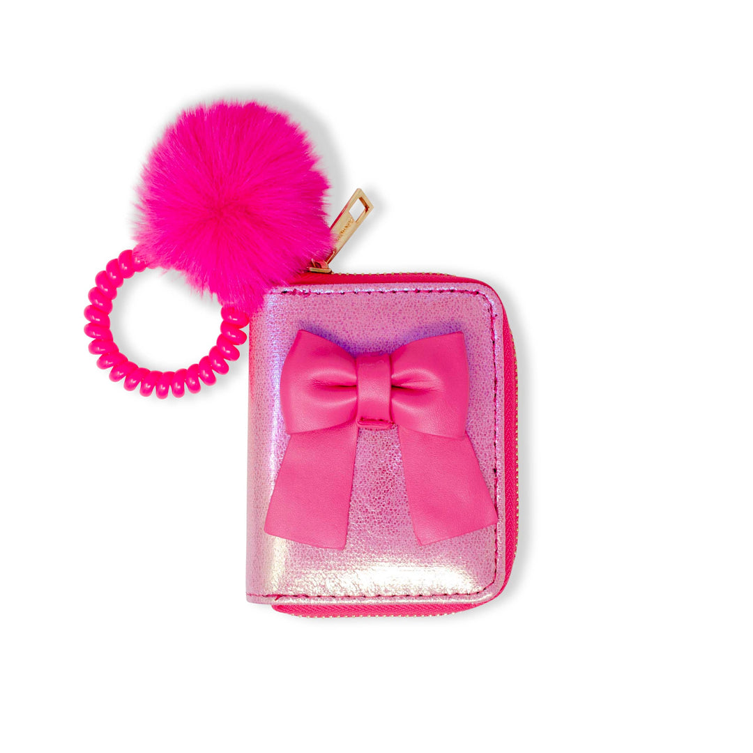 Jumbo Bow  Wallet: Pink
