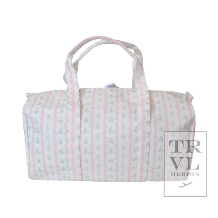 Weekender - Ribbon Floral Pink Duffel Bag: Ribbon Floral Pink