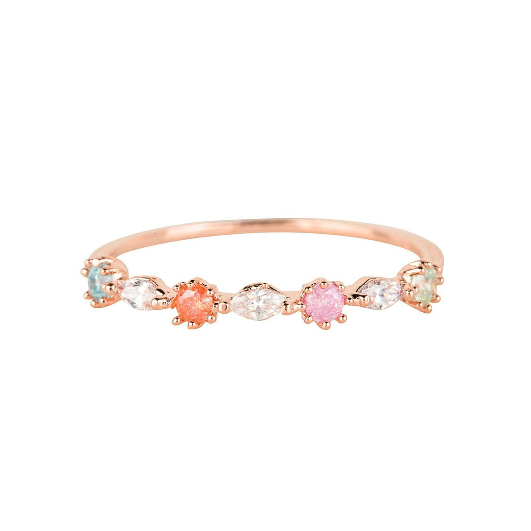 Pastel Rosie Ring: Gold / 6