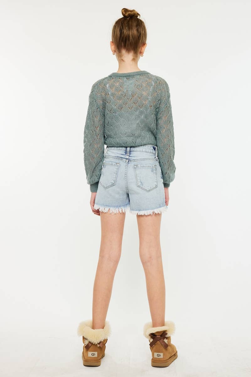 Carlie High Rise Mom Shorts