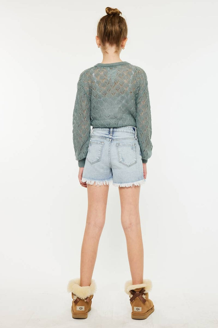 Carlie High Rise Mom Shorts
