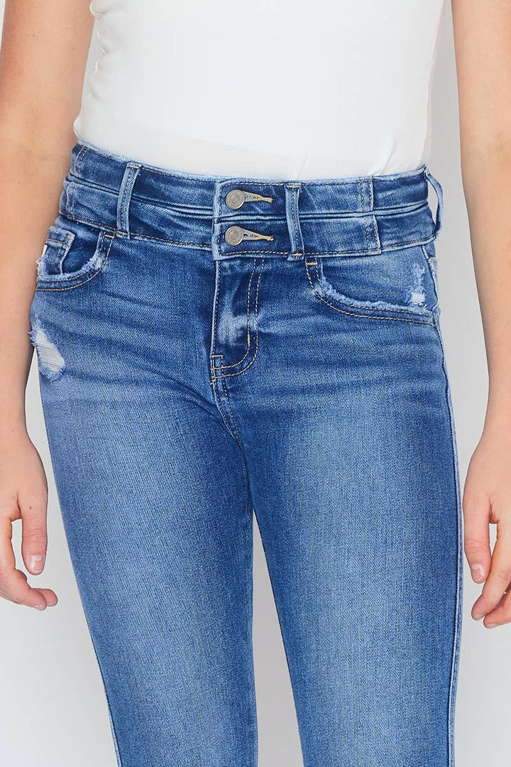 REESIE SLIM HIGH RISE ANKLE SKINNY JEANS