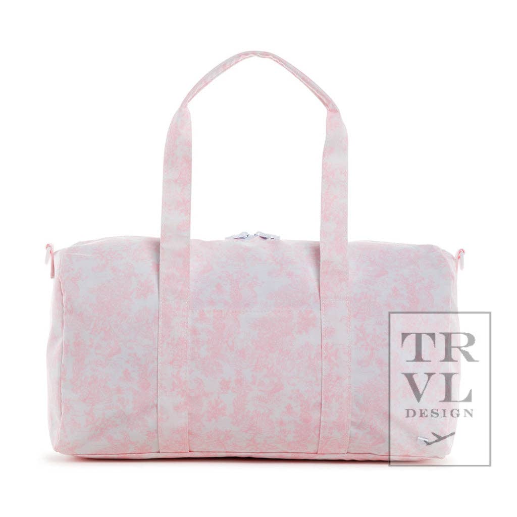 Weekender - Bunny Toile Pink Duffel Bag: Bunny Toile Pink