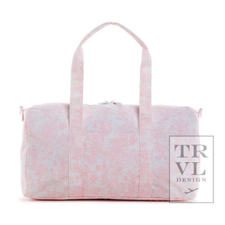 Weekender - Bunny Toile Pink Duffel Bag: Bunny Toile Pink