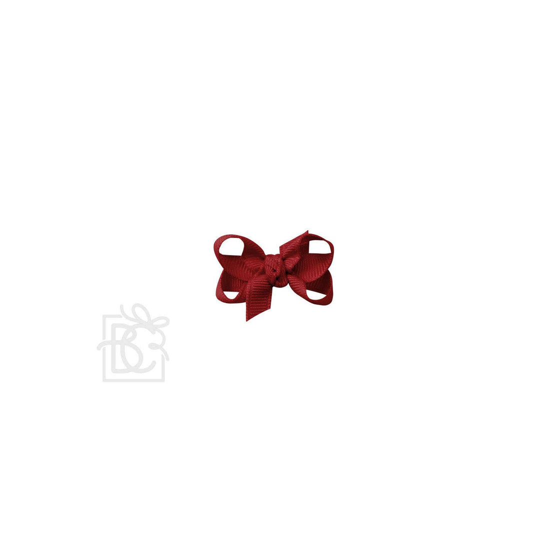 SIGNATURE GROSGRAIN BOW ON CLIP BLACK