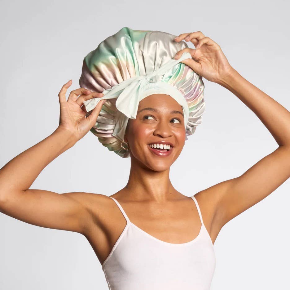 Adjustable Oversized Satin Bonnet