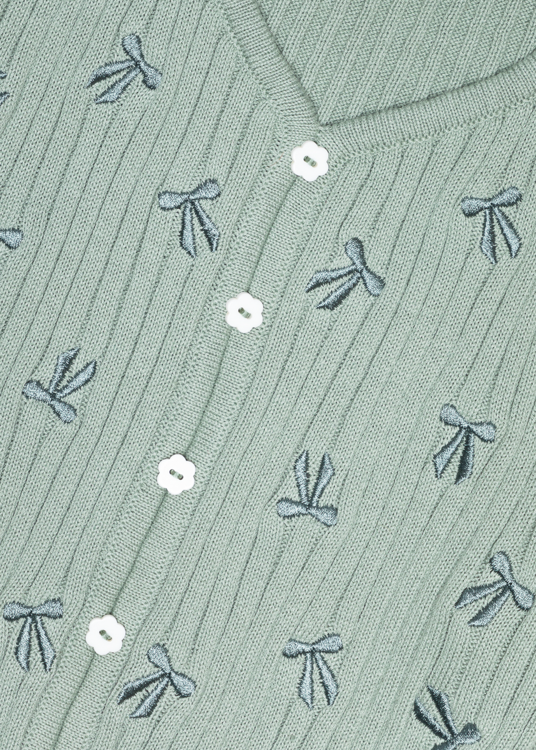 Baby Doll Sweater Top: Bow Print