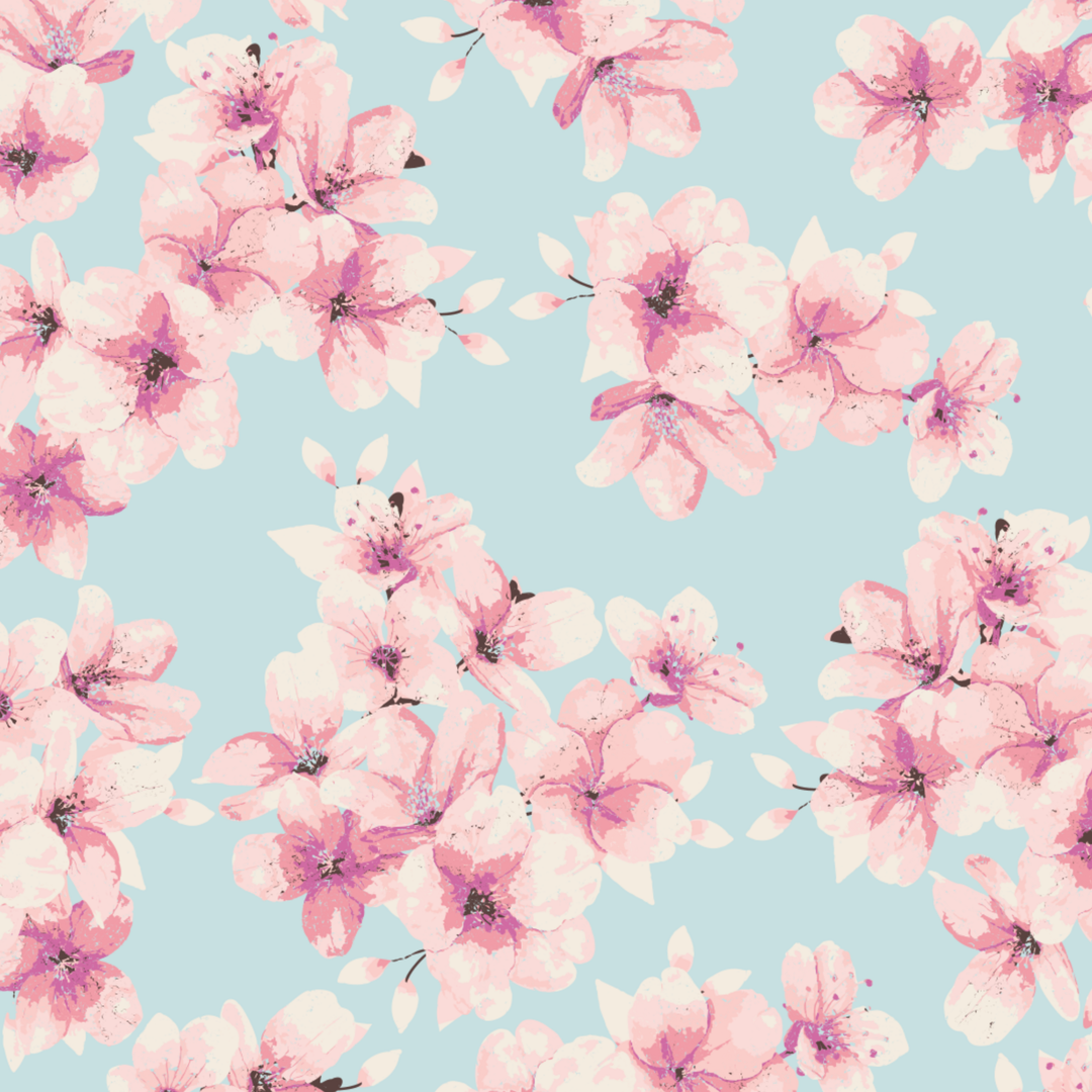 Big Kid Pajama - Cherry Blossoms