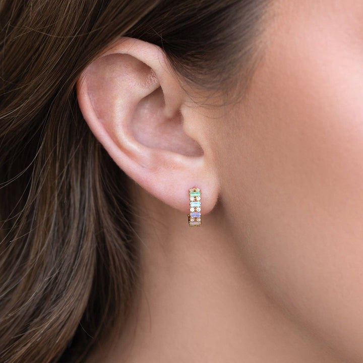 Aloe Hoops: Gold