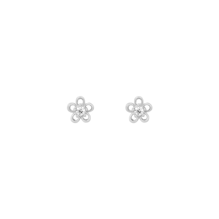 Teeny Tiny Flower Studs: Gold