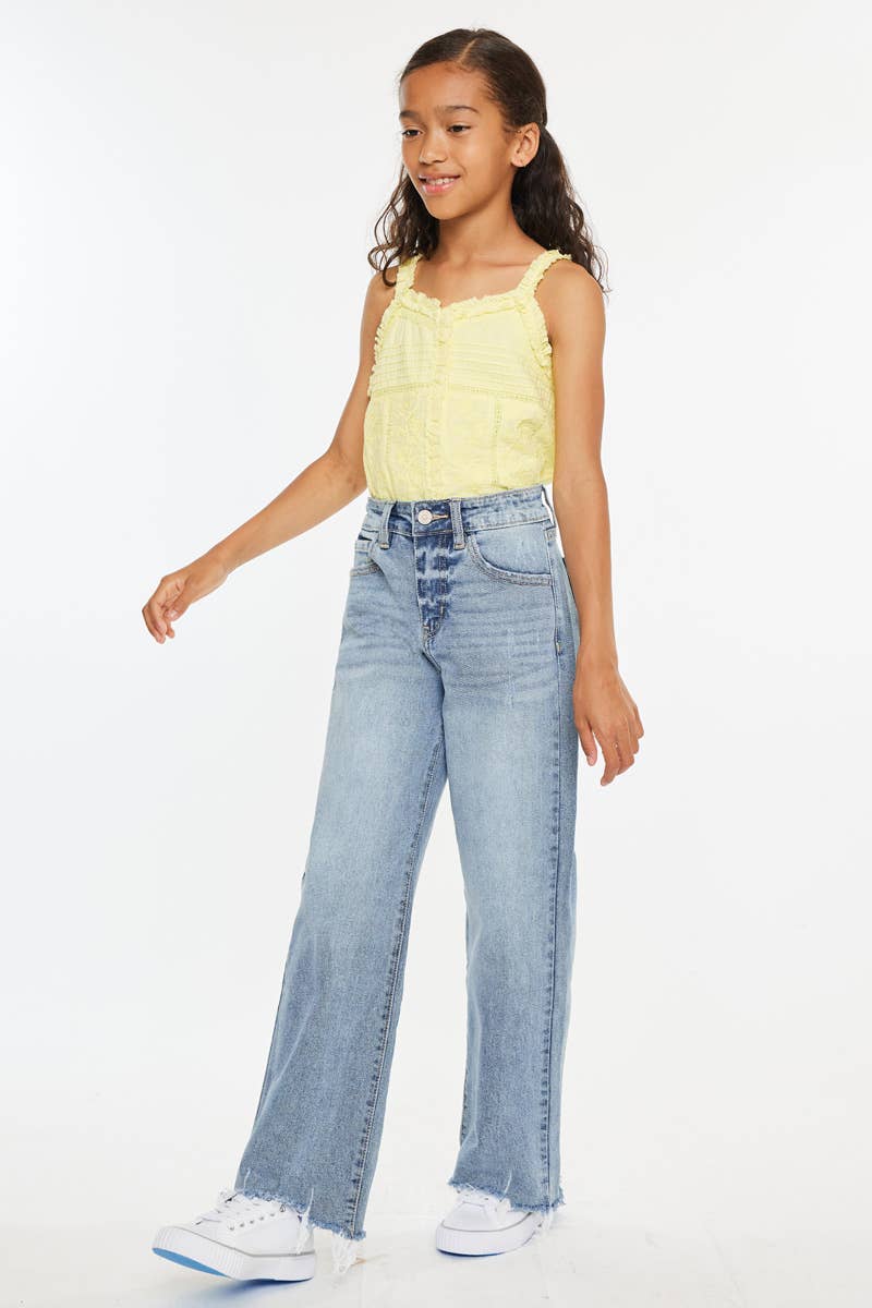 MK HIGH RISE SLIM WIDE JEANS