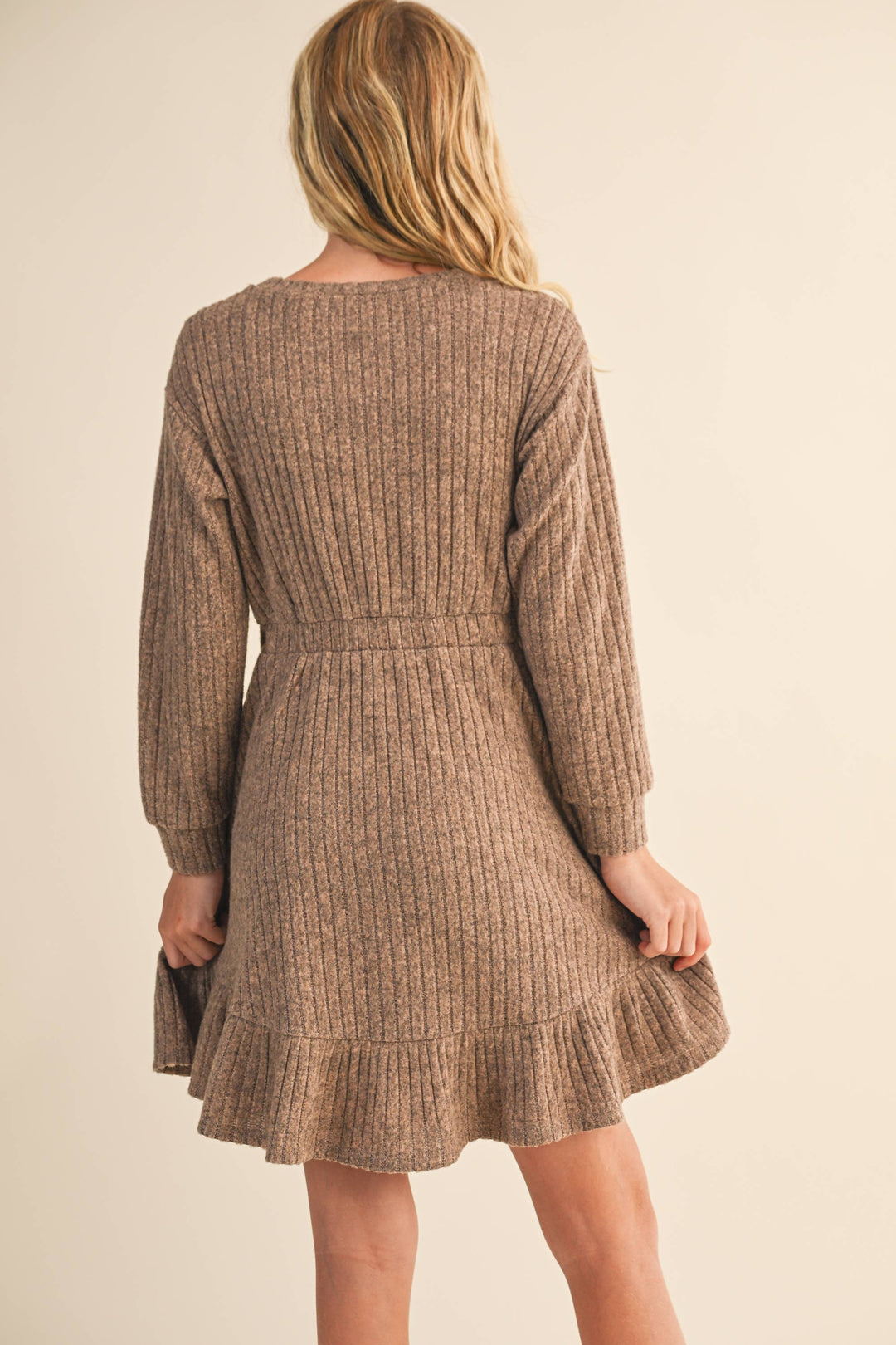HACCI LONG SLEEVE DRESS