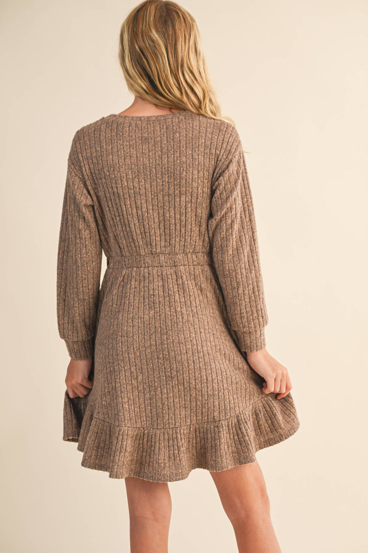 HACCI LONG SLEEVE DRESS