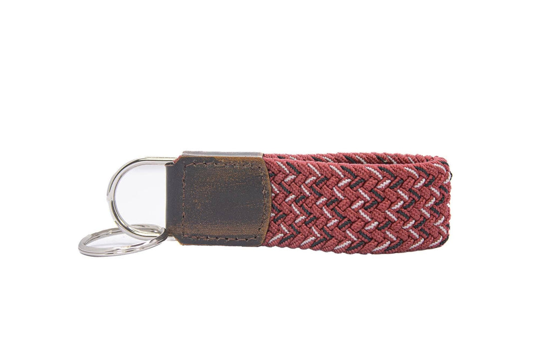Braided Stretch Woven Carolina keychain