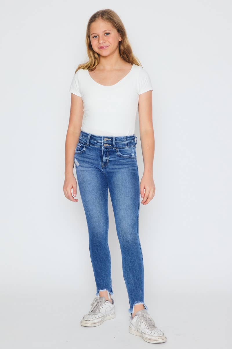 REESIE SLIM HIGH RISE ANKLE SKINNY JEANS