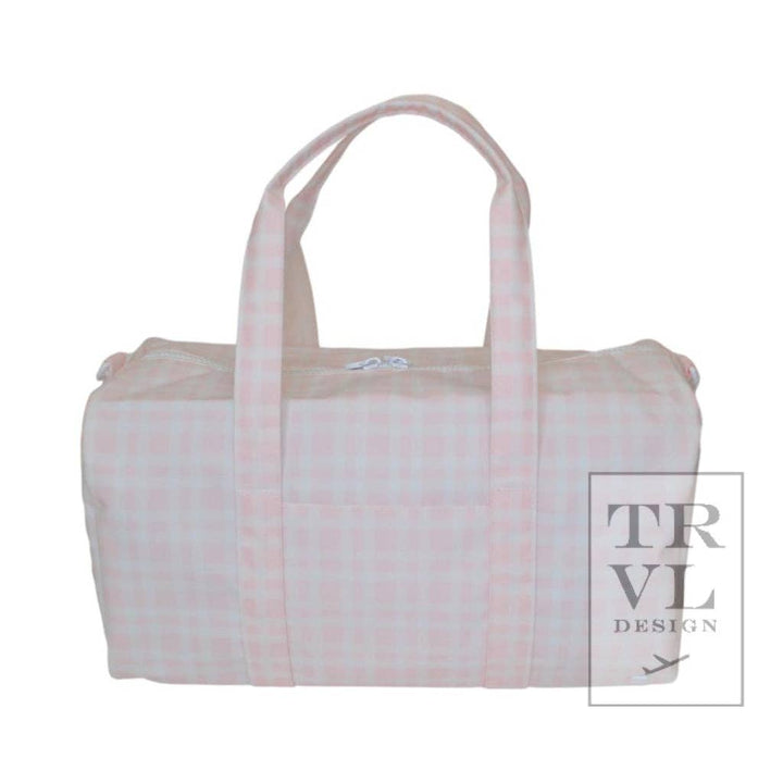 Weekender - Pimlico Plaid Pink Duffel Bag