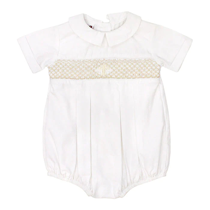 Ivory Christening- Boys Dressy Bubble
