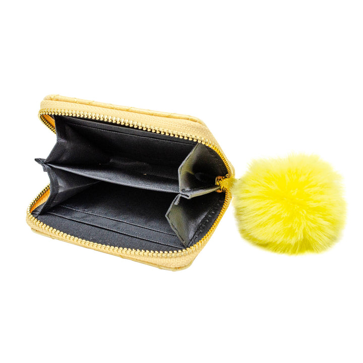 Girls Sparkle Quilted Wallet: Pink Lemonade