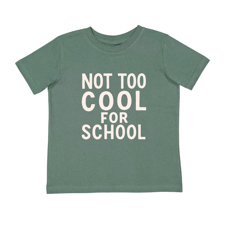 Not Too Cool For School Short Sleeve T-Shirt - Boys Clothing