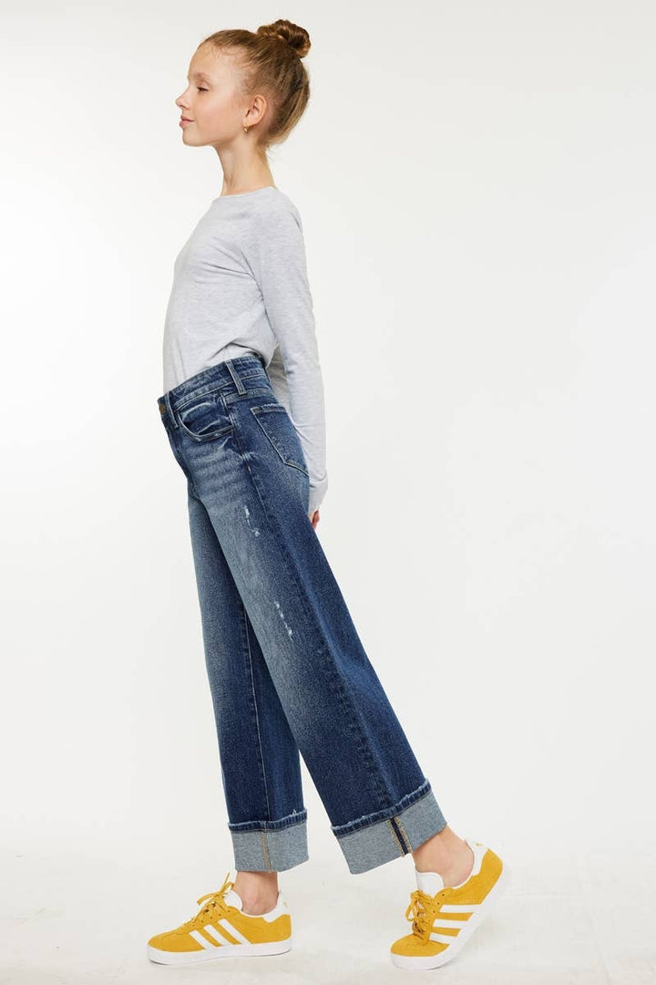Dark Wash Cuffed