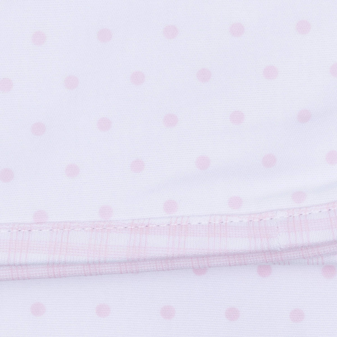 Pink Gingham Dots Hat