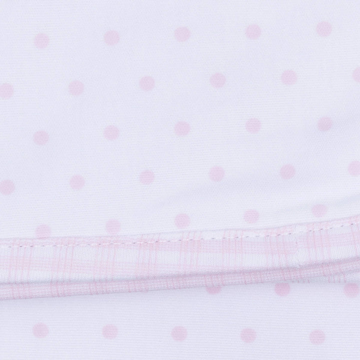 Pink Gingham Dots Hat