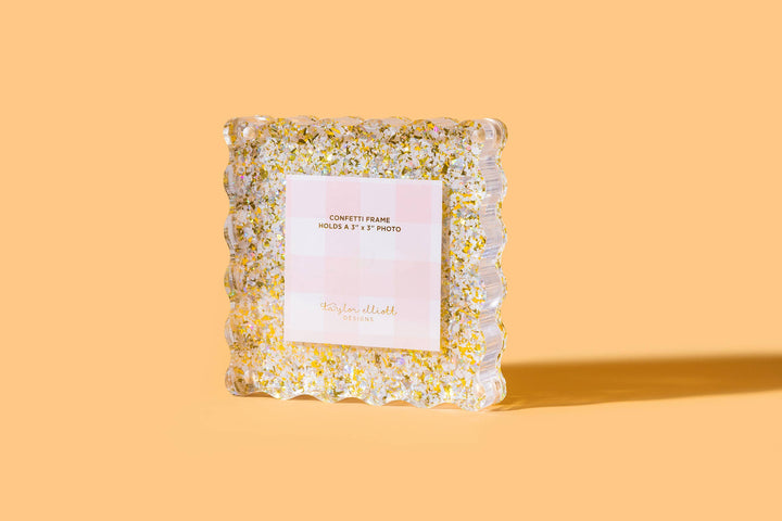 Acrylic Picture Frame - Small - Pearl Confetti