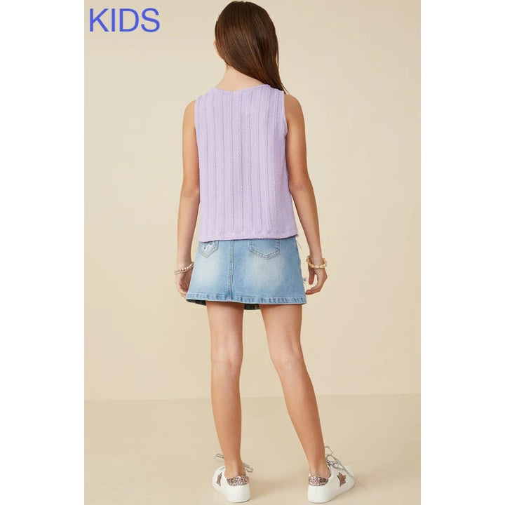 Lavender Knit Tank