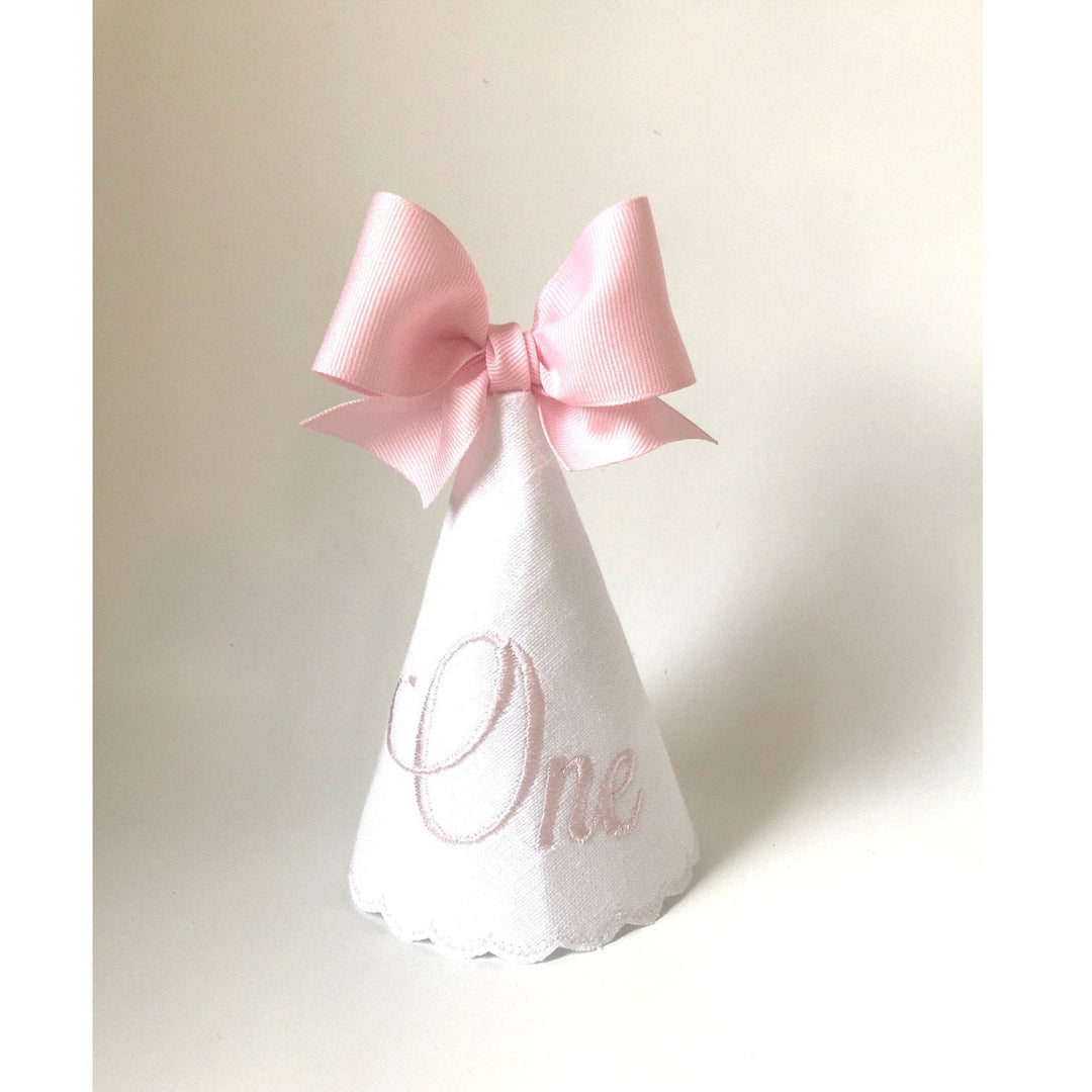 Blush One Keepsake Birthday Party Hat