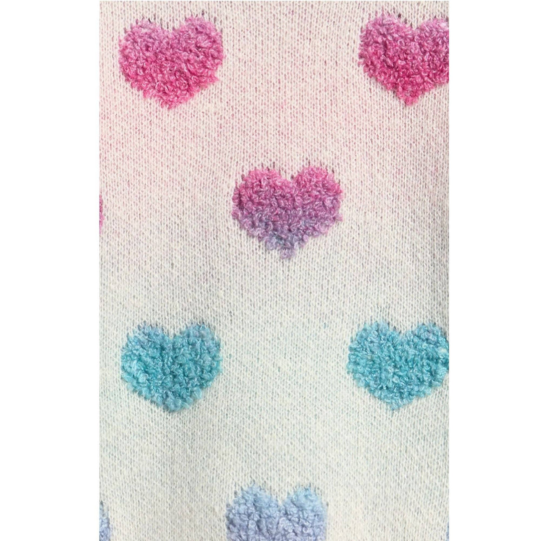 Girls Ombre Heart Sweater