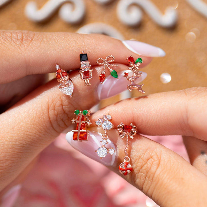 Santa’s Faves Stud Set: Gold