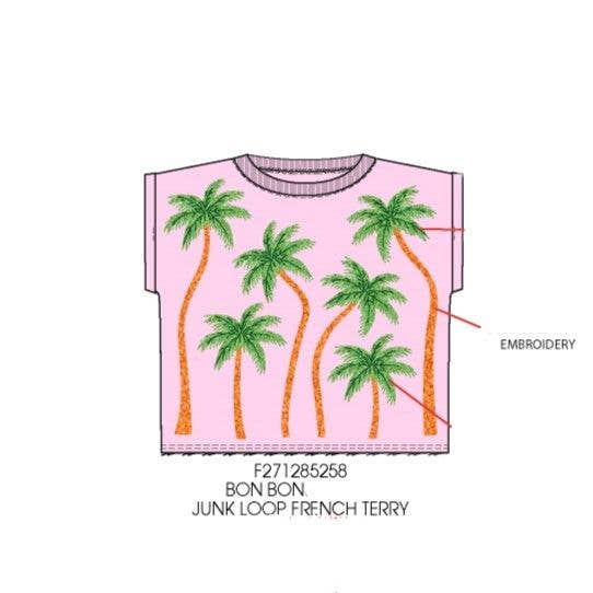 Embroidered Palm Top