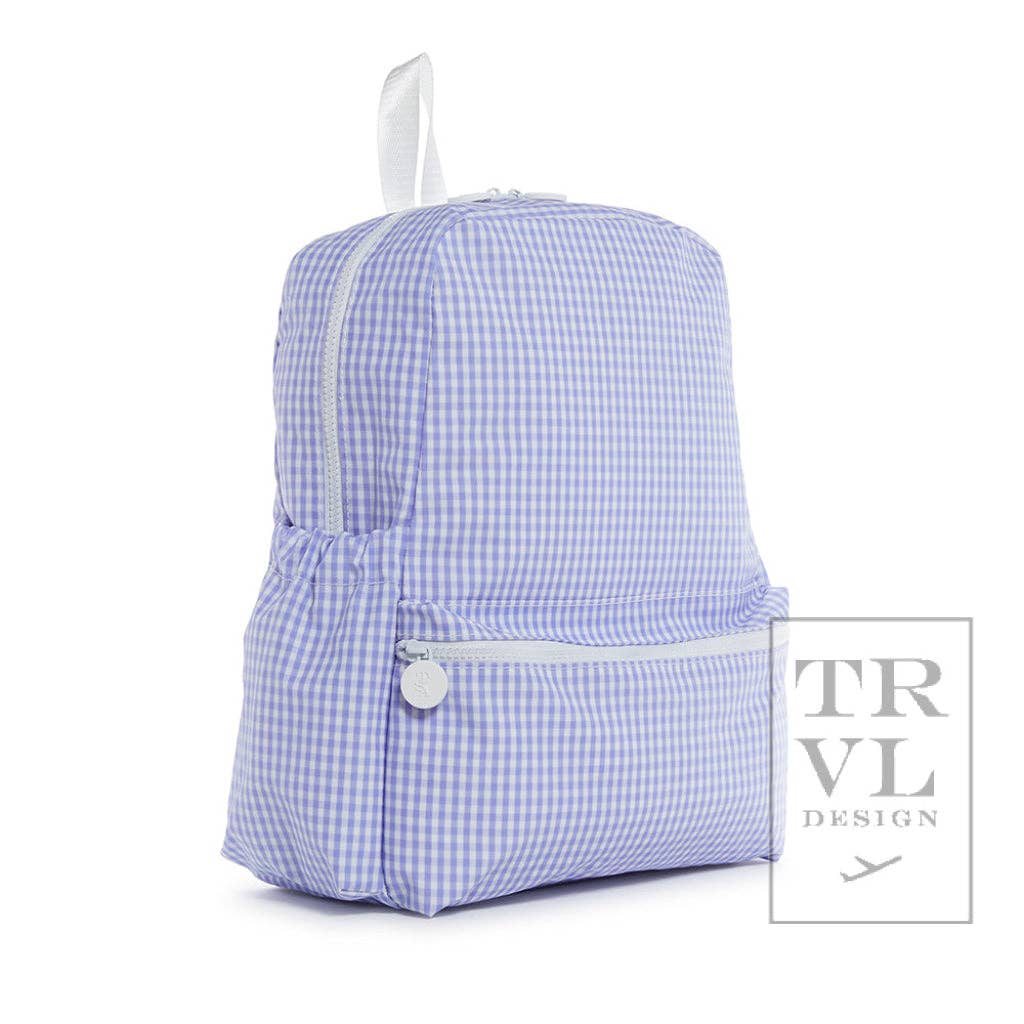 Backpack Gingham Lilac