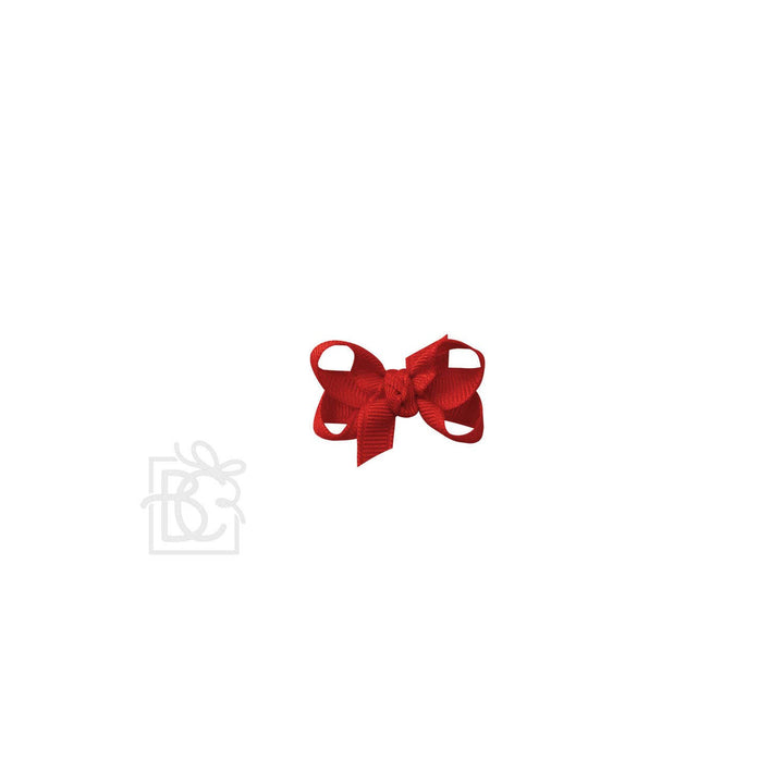 SIGNATURE GROSGRAIN BOW ON CLIP Forest Green