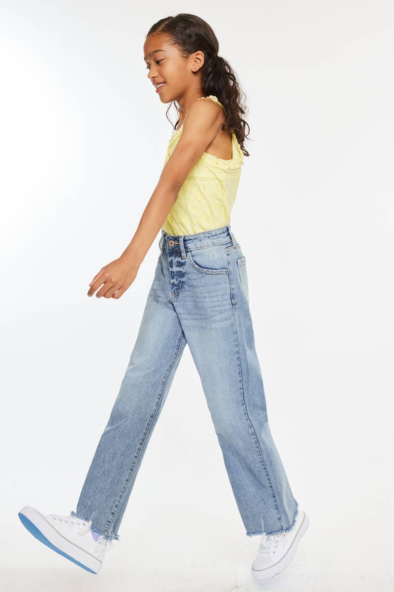 MK HIGH RISE SLIM WIDE JEANS