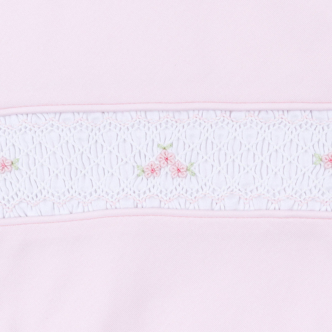 Willow's Classics Smocked Footie - Pink