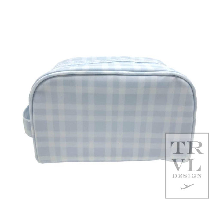 Stow It - Pimlico Plaid Blue Dopp Bag