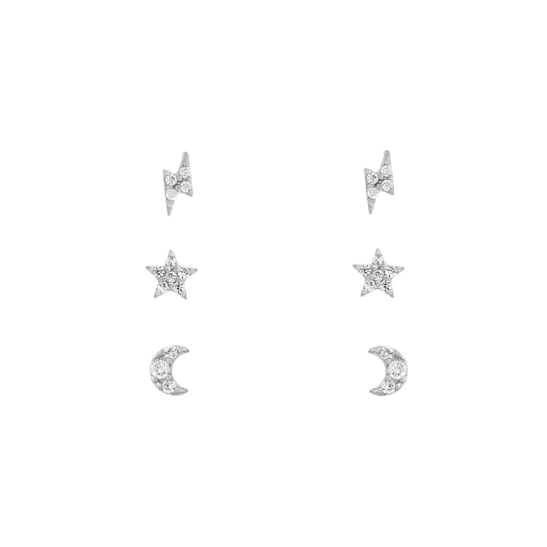 Teeny Tiny Galaxy Studs: Gold