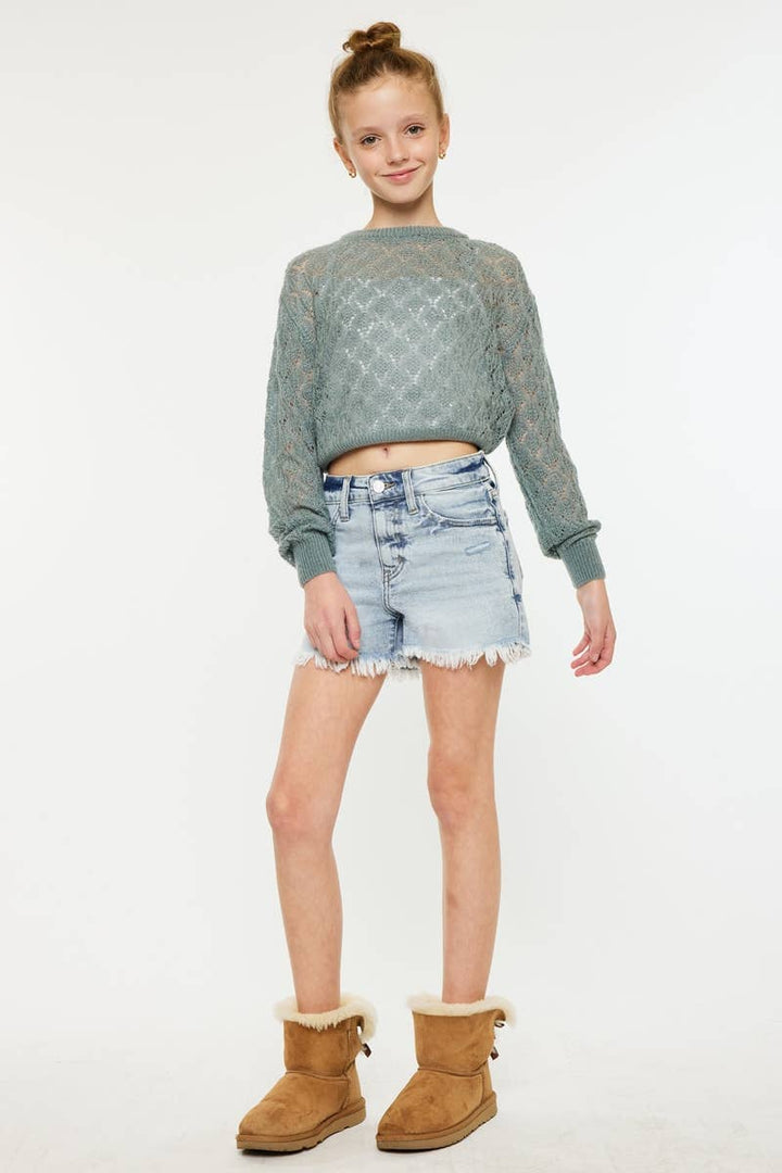 Carlie High Rise Mom Shorts