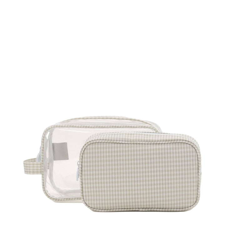 DUO GINGHAM CLEAR - GINGHAM PEARL GREY