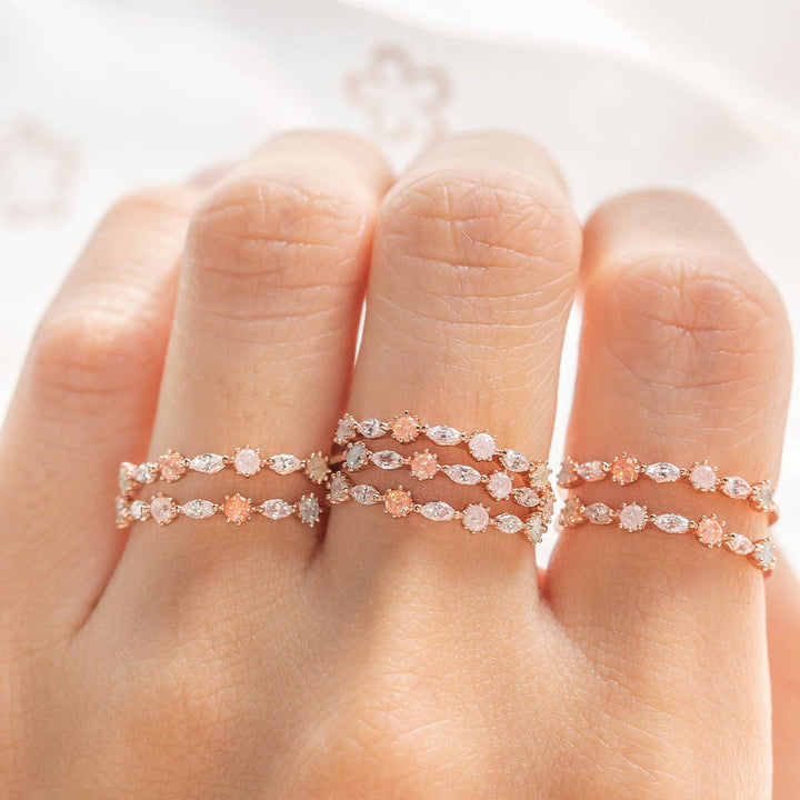 Pastel Rosie Ring: Gold / 6