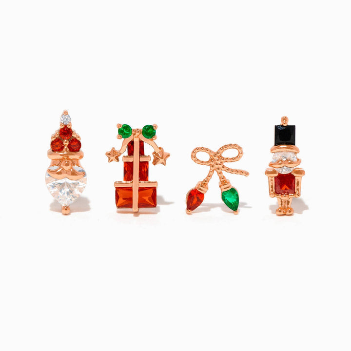 Santa’s Faves Stud Set: Gold